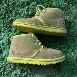 UGG Yellow Tan Suede Chukka Boots